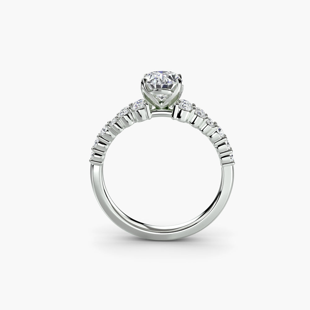 The Celestial Cluster Ring Setting, setting