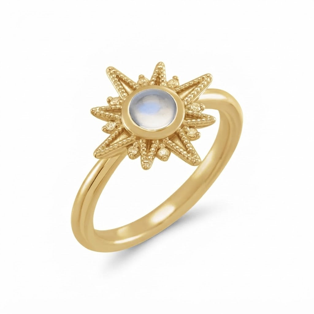 Celestial Starburst Moonstone