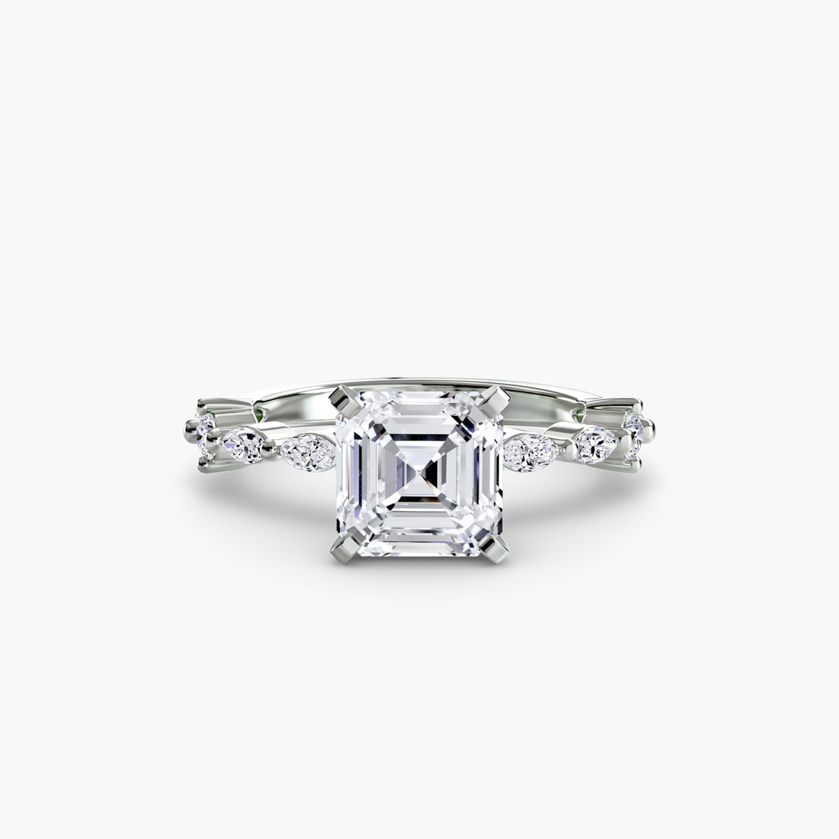 Solitaire with Eternity Pavé Setting