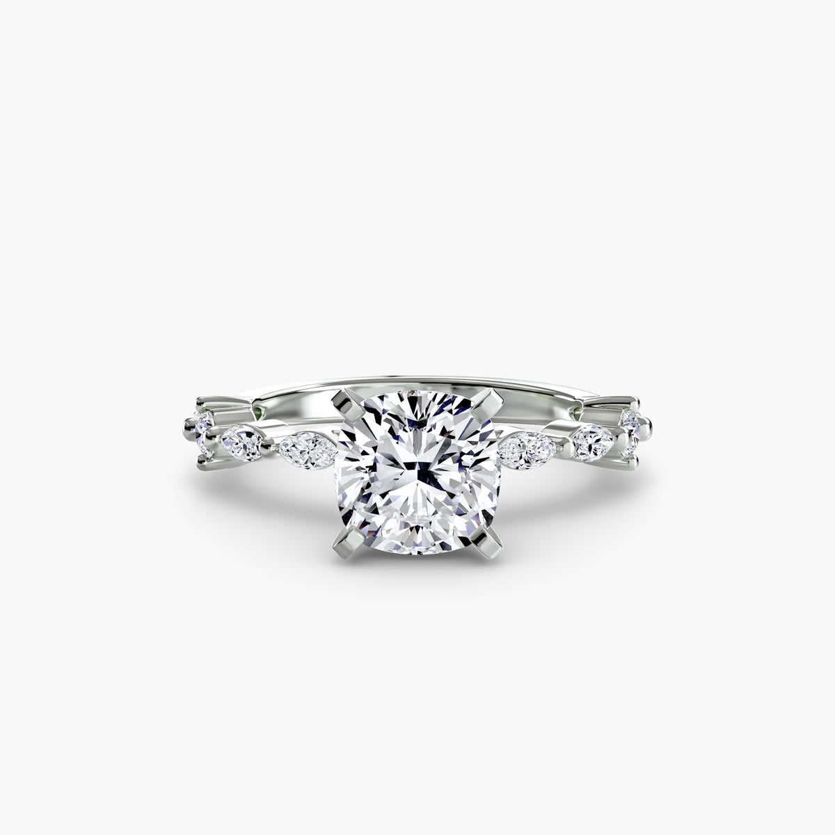 Solitaire with Eternity Pavé Setting