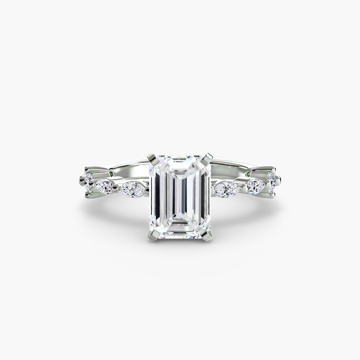Solitaire with Eternity Pavé Setting