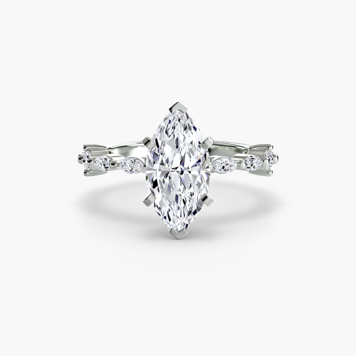 Solitaire with Eternity Pavé Setting