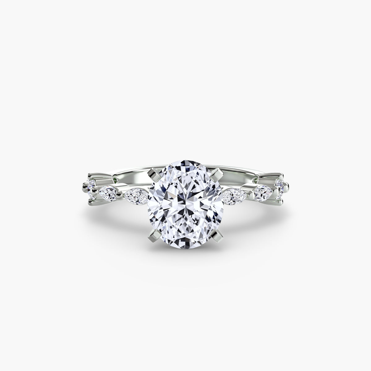Solitaire with Eternity Pavé Setting