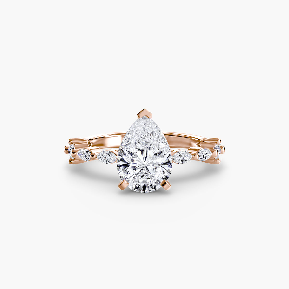 Solitaire with Eternity Pavé Setting