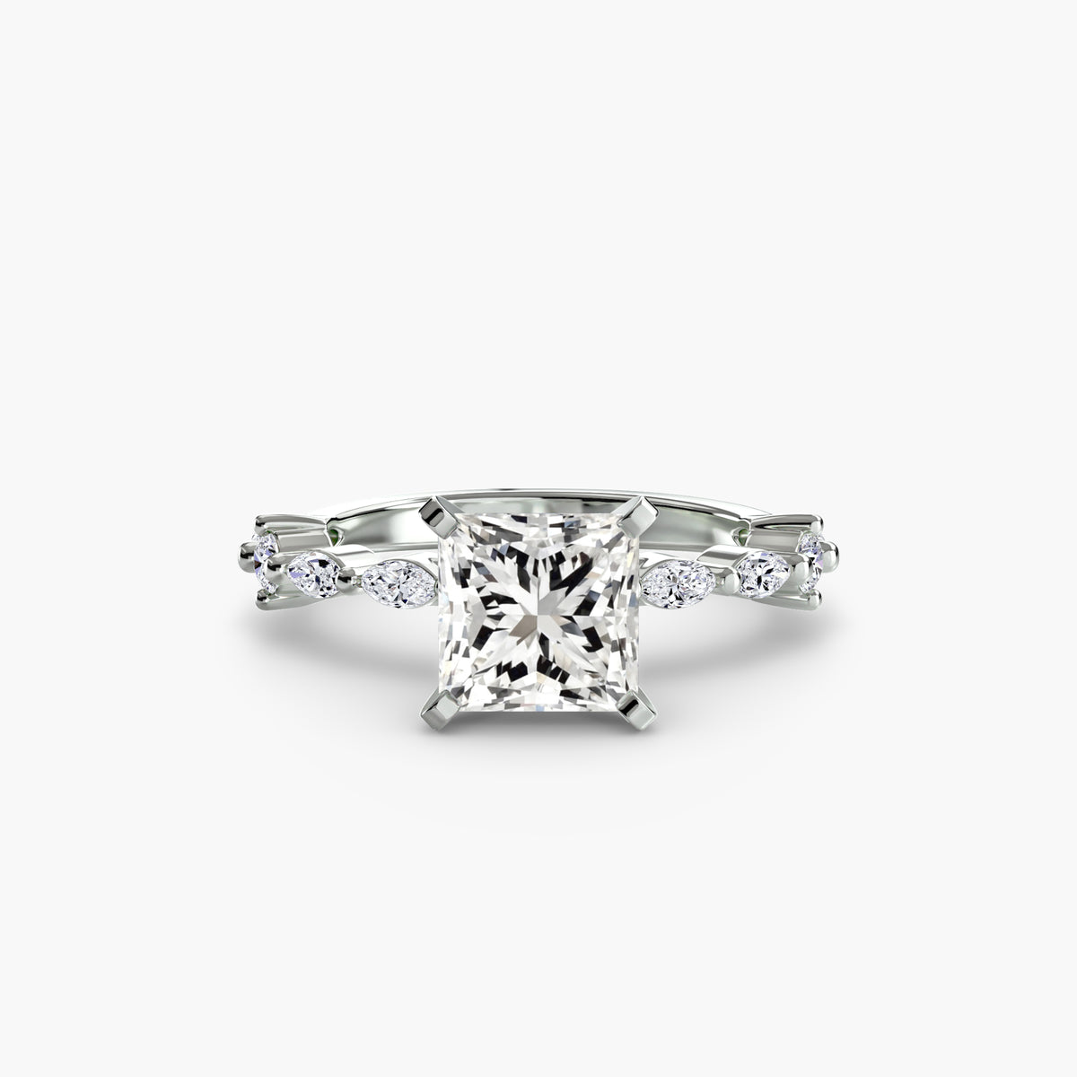 Solitaire with Eternity Pavé Setting