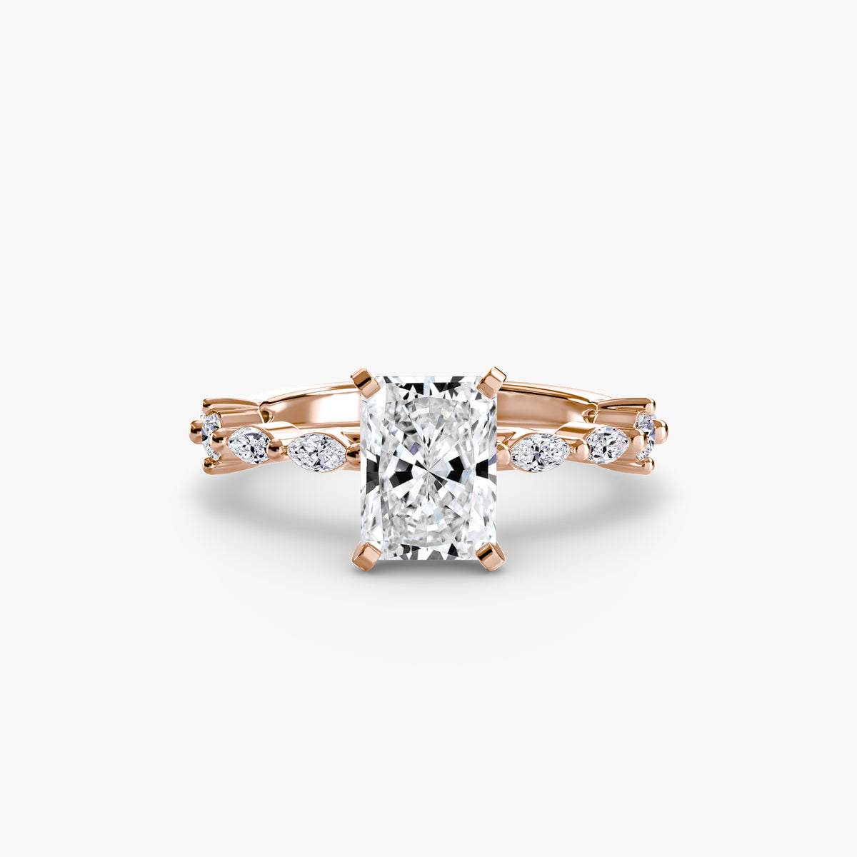 Solitaire with Eternity Pavé Setting