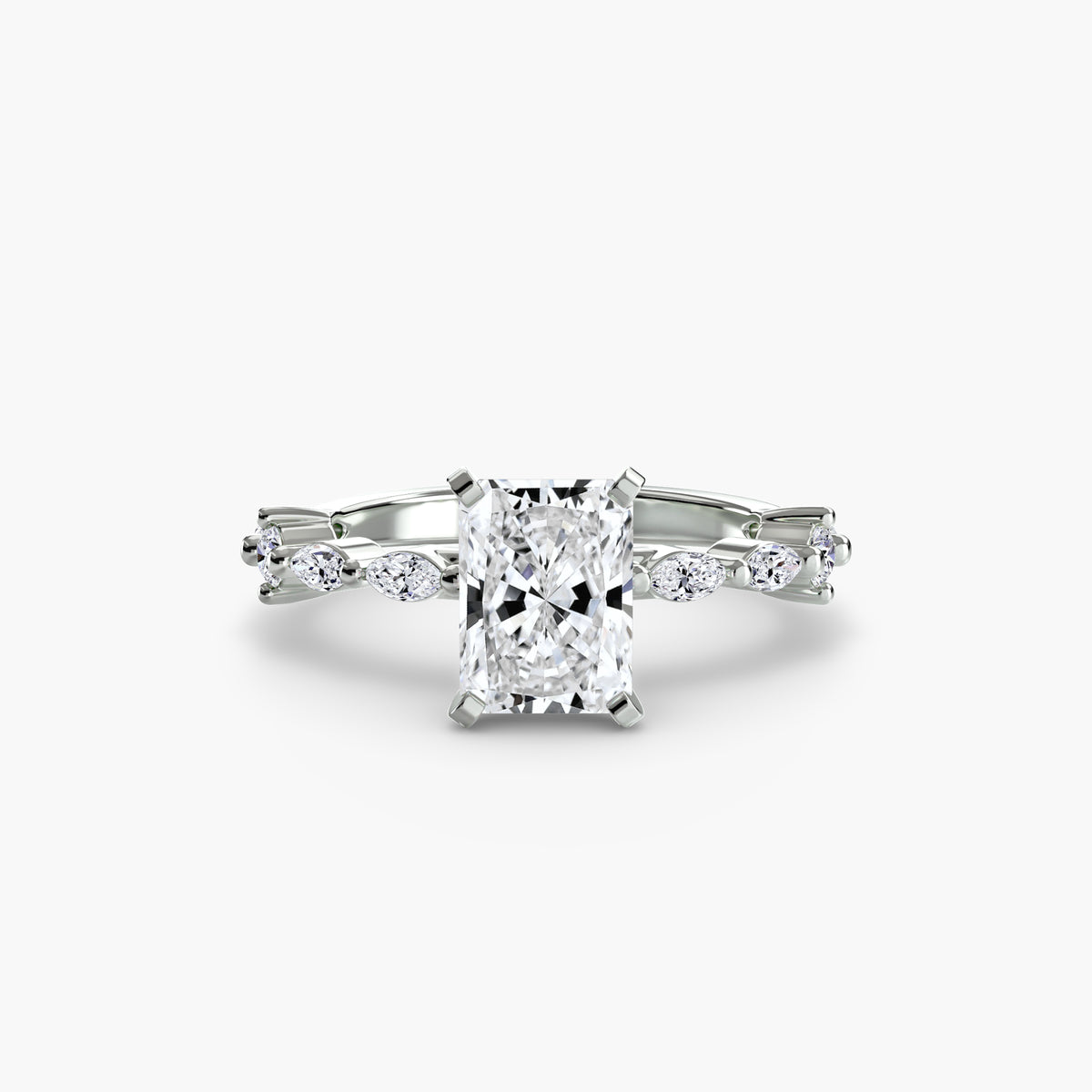 Solitaire with Eternity Pavé Setting