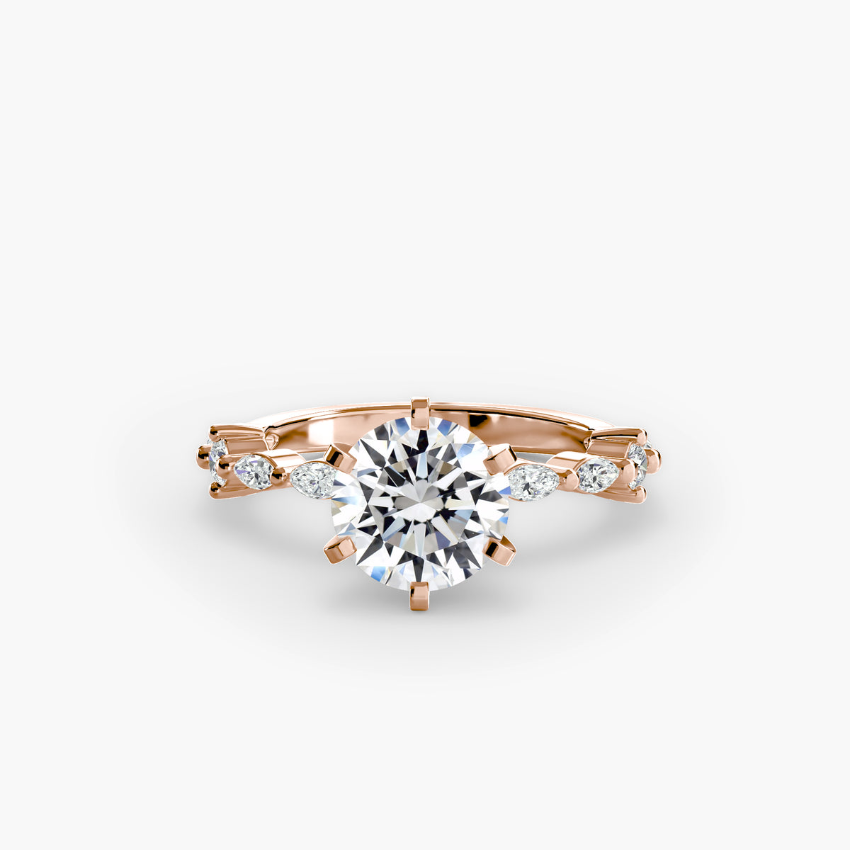 Solitaire with Eternity Pavé Setting