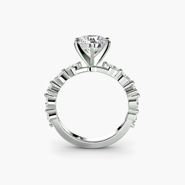 Solitaire with Eternity Pavé Setting