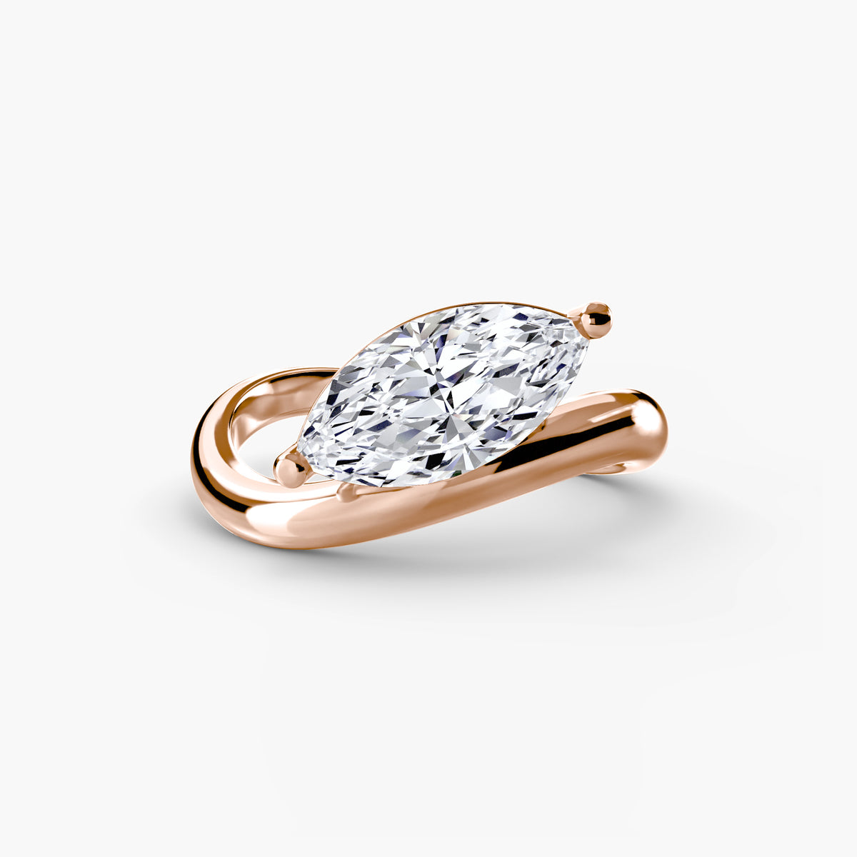 The Wave Ring Setting