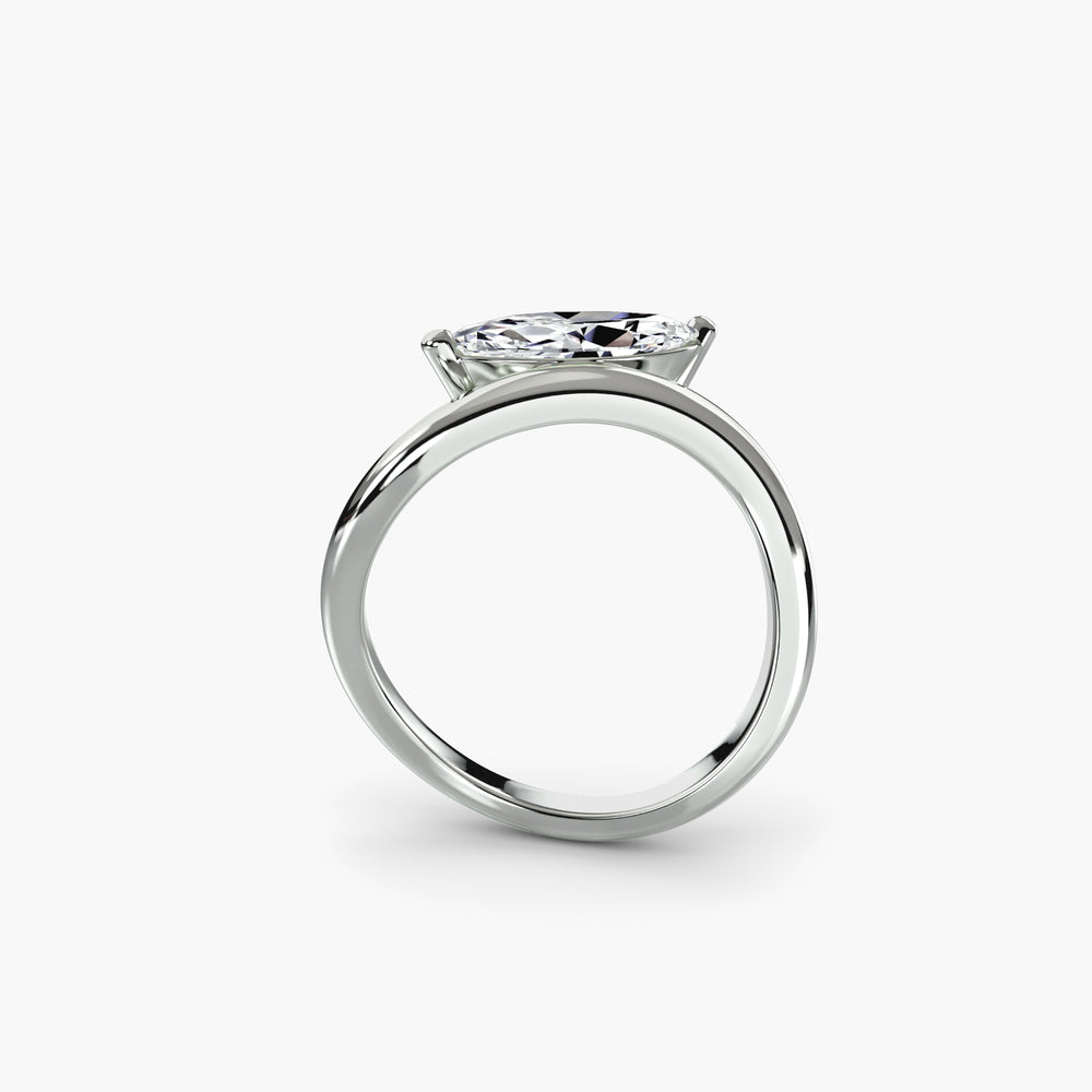 The Wave Ring Setting, setting