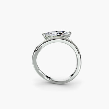The Wave Ring Setting