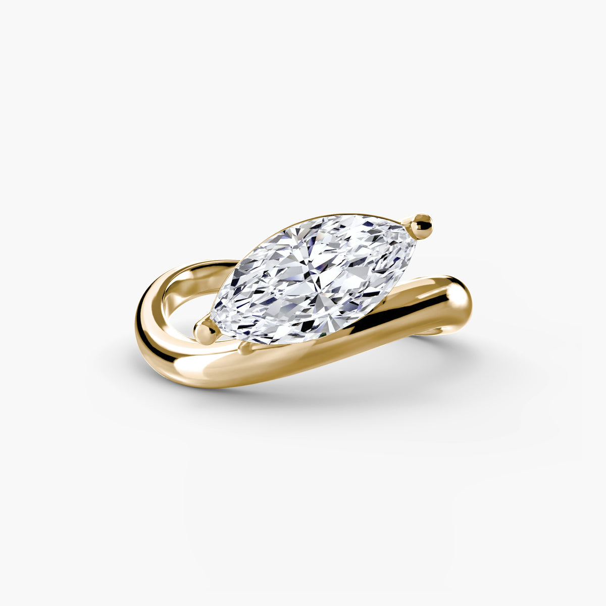 The Wave Ring Setting