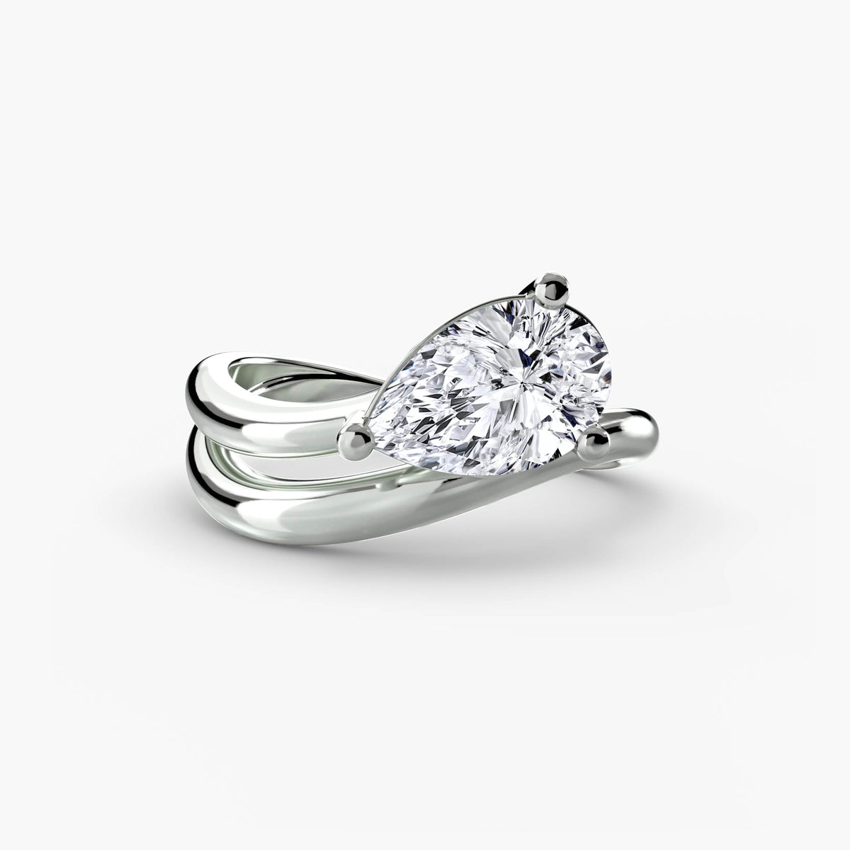 The Madeleine Wave Ring Setting