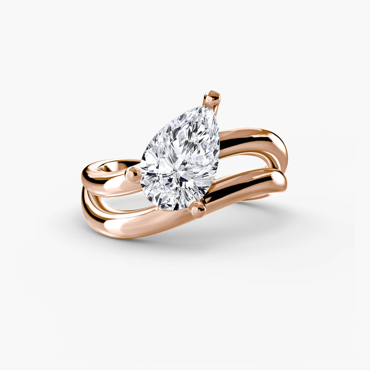 The Simone Wave Ring Setting