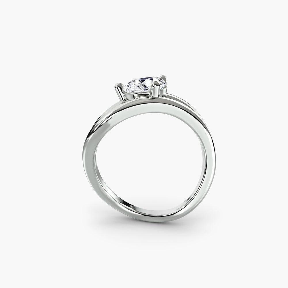 The Simone Wave Ring Setting, setting