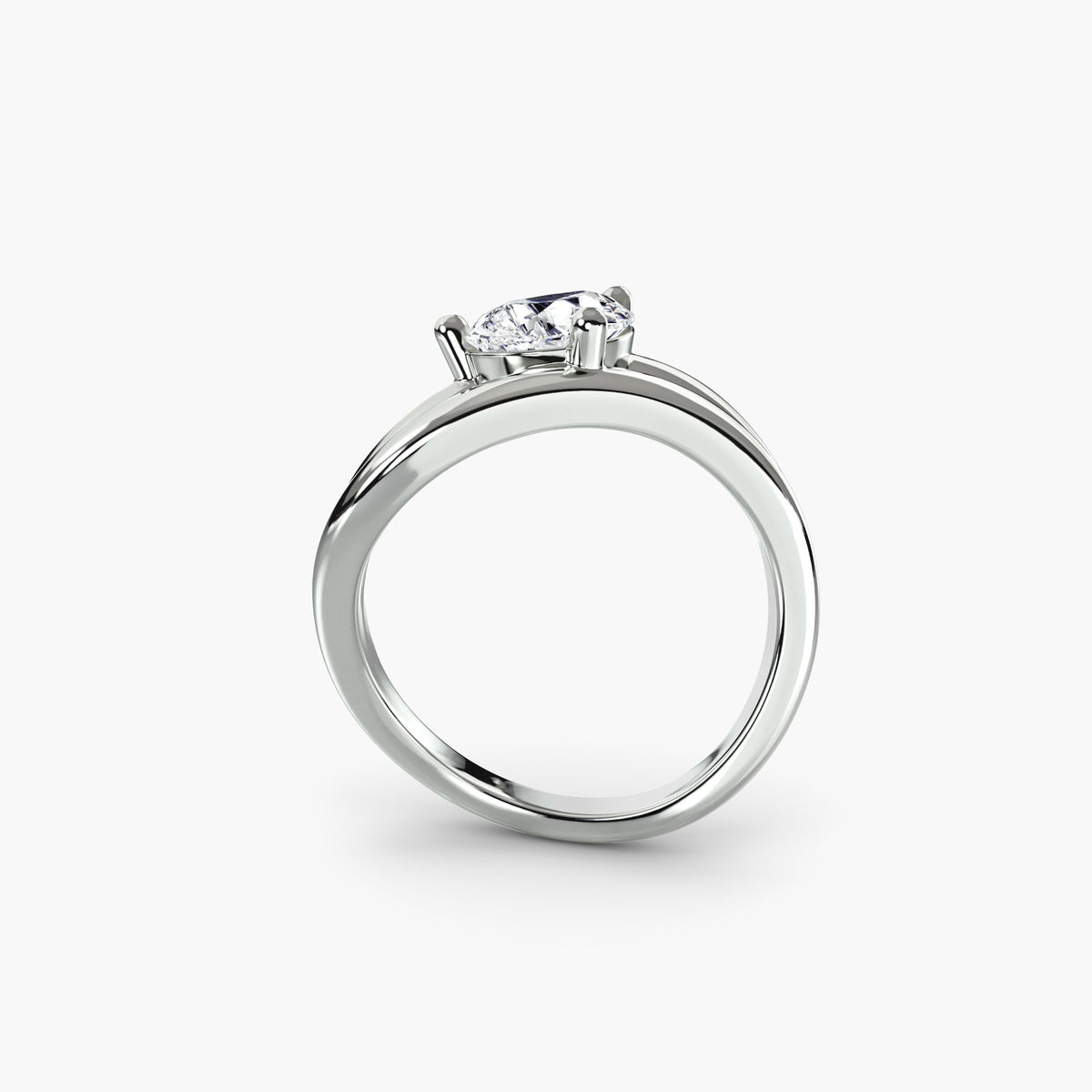 The Simone Wave Ring Setting