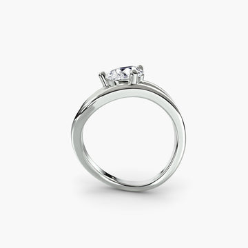 The Simone Wave Ring Setting