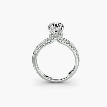 Solitaire with Pavé Setting