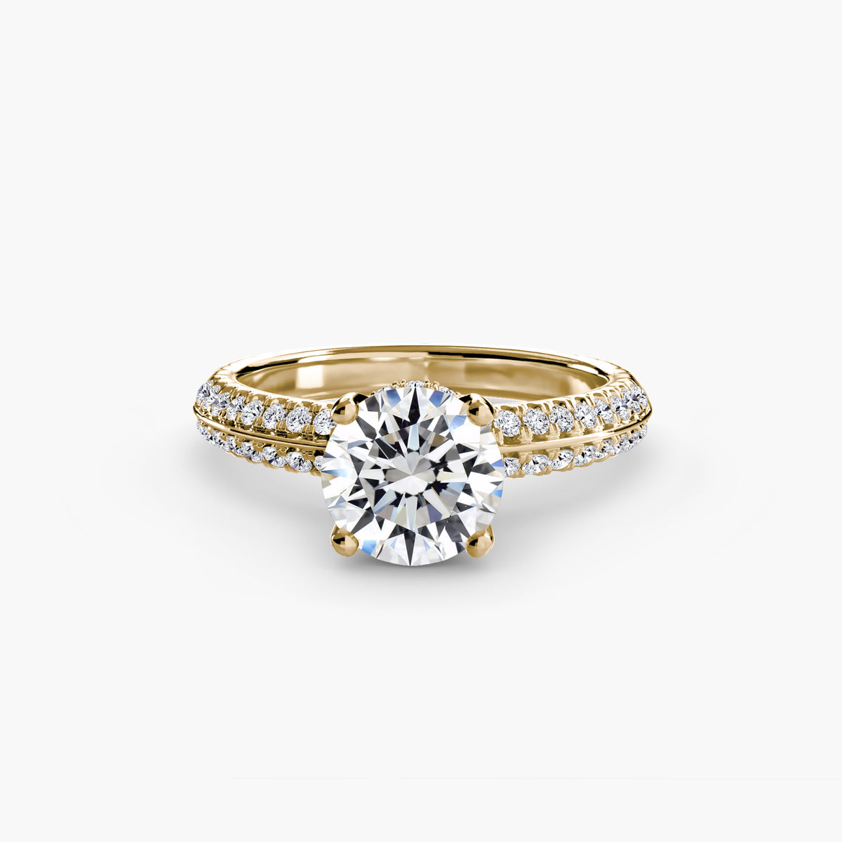 Solitaire with Pavé Setting