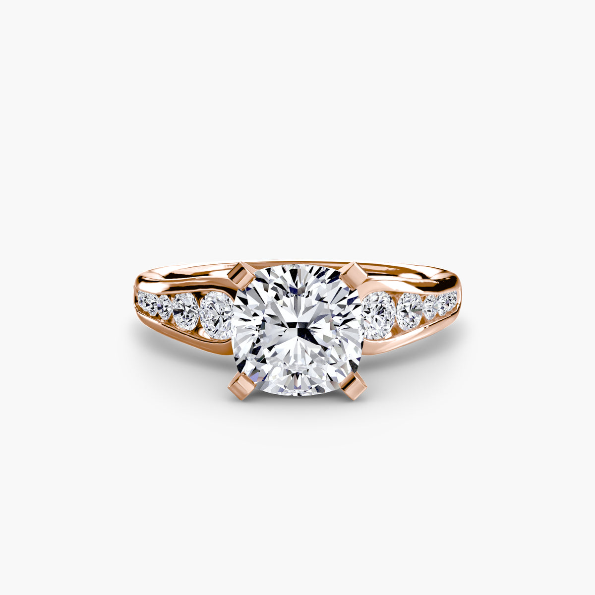 The Céleste Solitaire with Pavé Setting