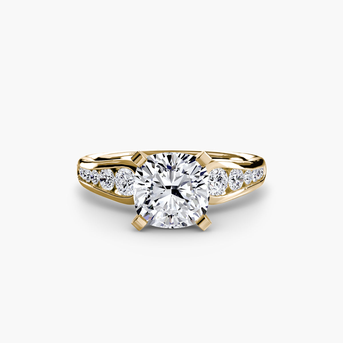 The Céleste Solitaire with Pavé Setting