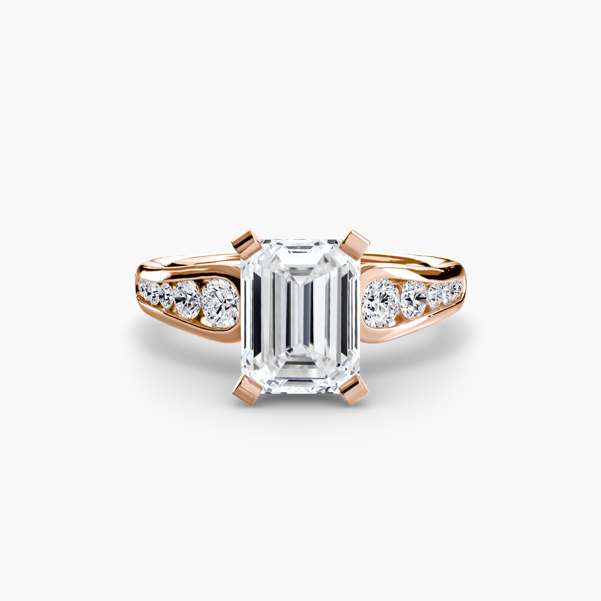 The Céleste Solitaire with Pavé Setting