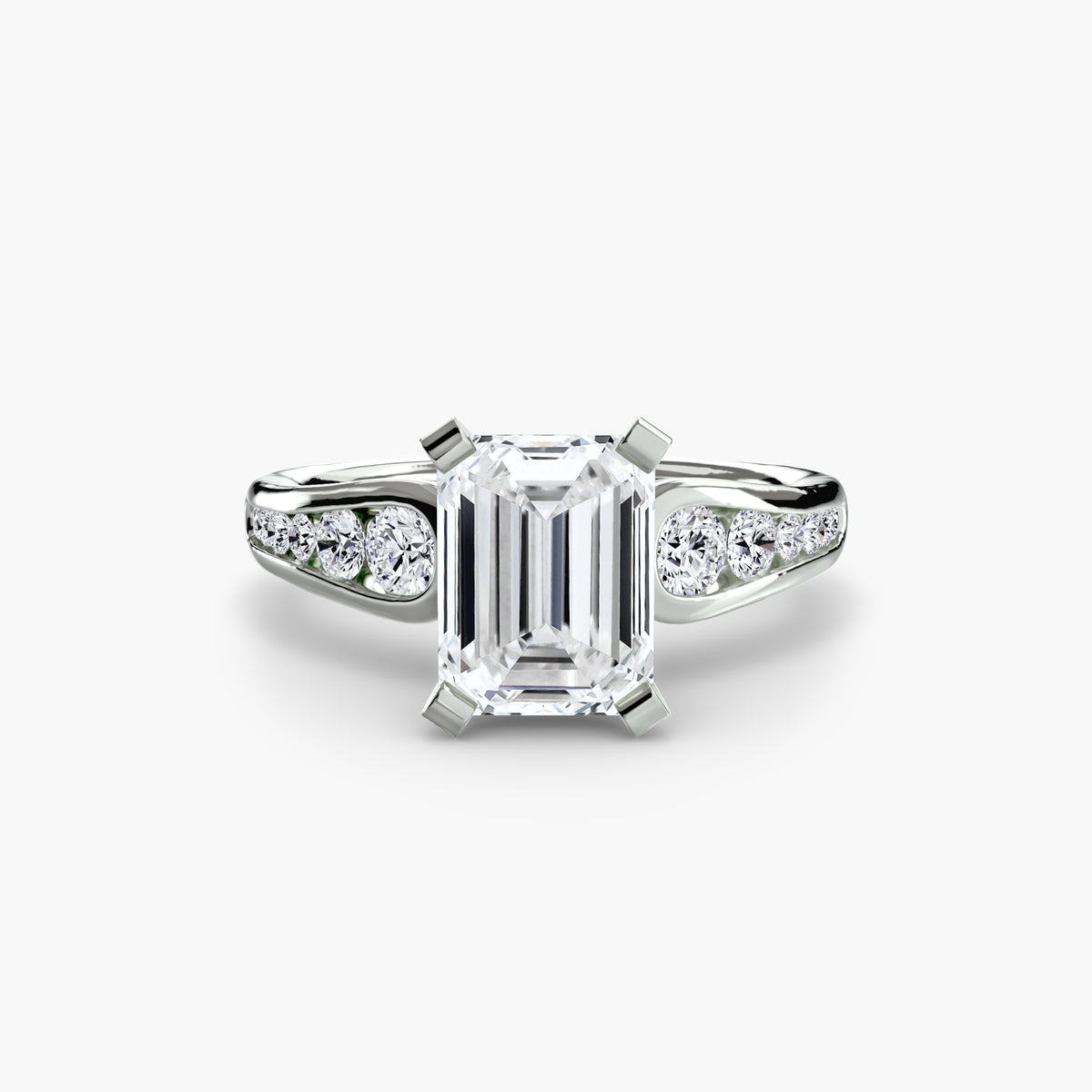 The Céleste Solitaire with Pavé Setting