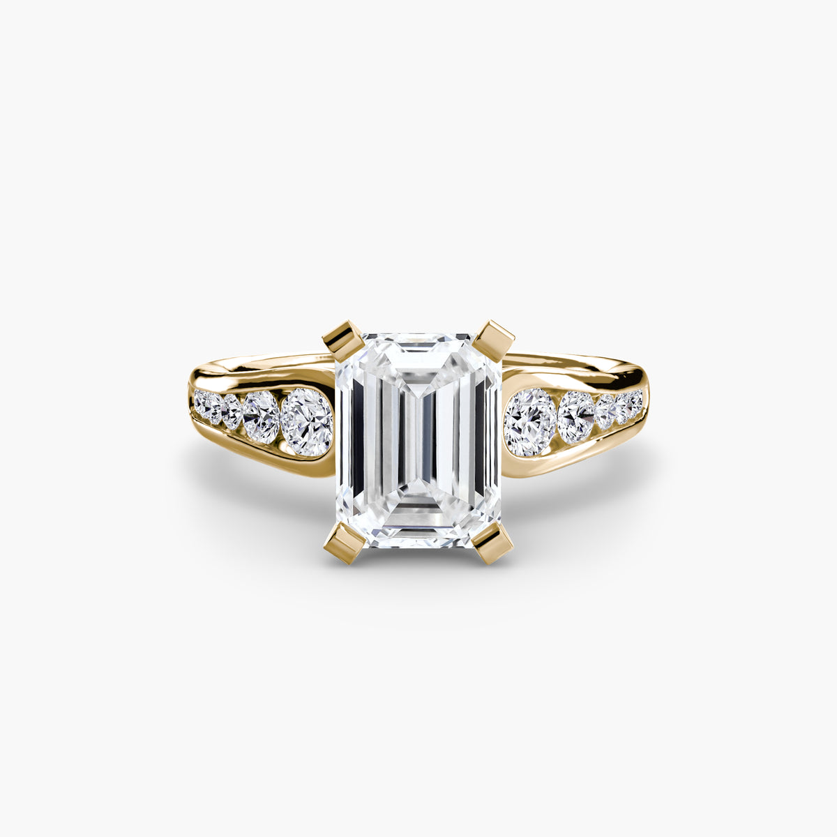 The Céleste Solitaire with Pavé Setting