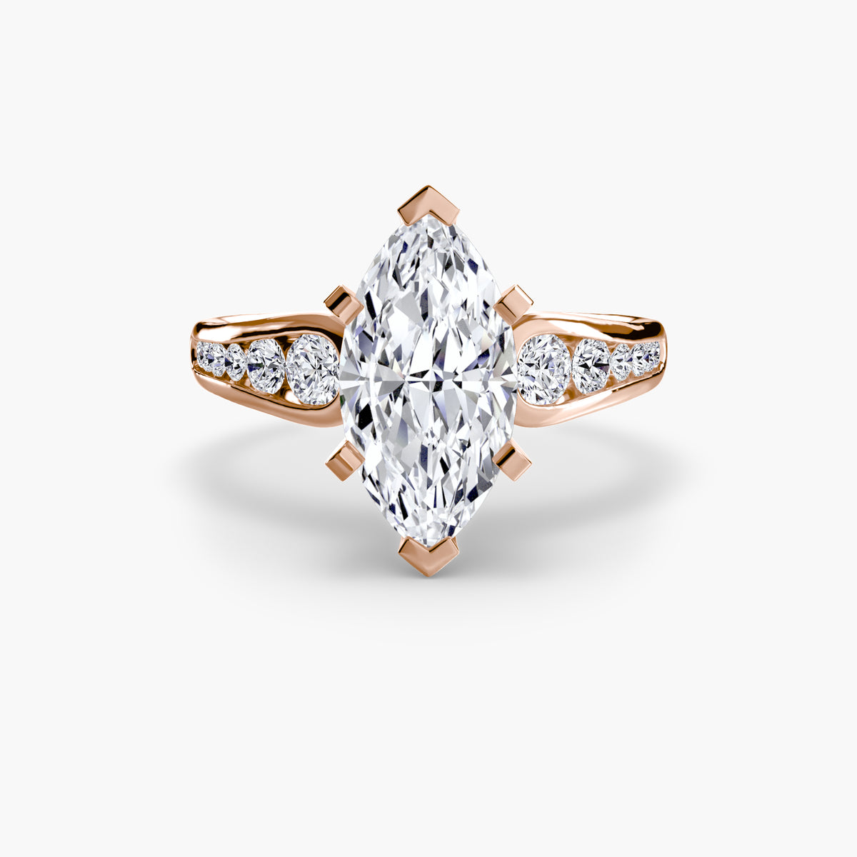 The Céleste Solitaire with Pavé Setting