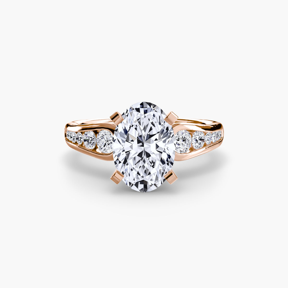 The Céleste Solitaire with Pavé Setting
