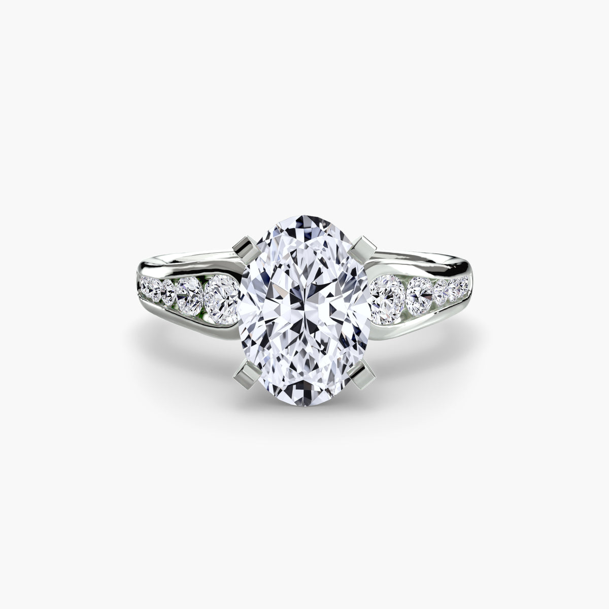 The Céleste Solitaire with Pavé Setting