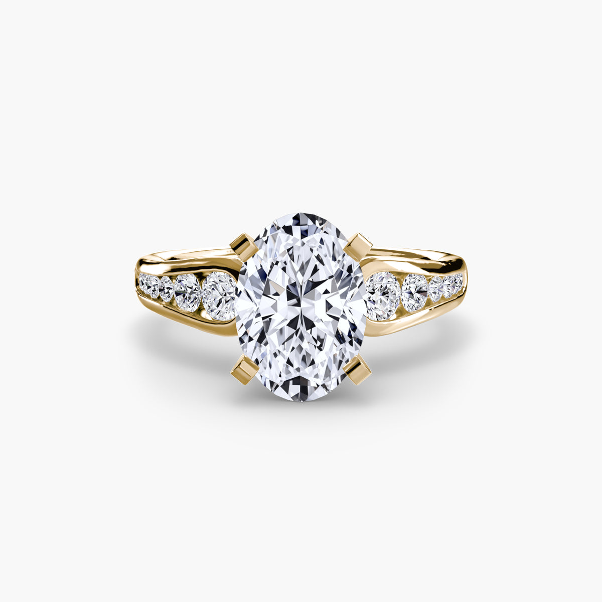 The Céleste Solitaire with Pavé Setting