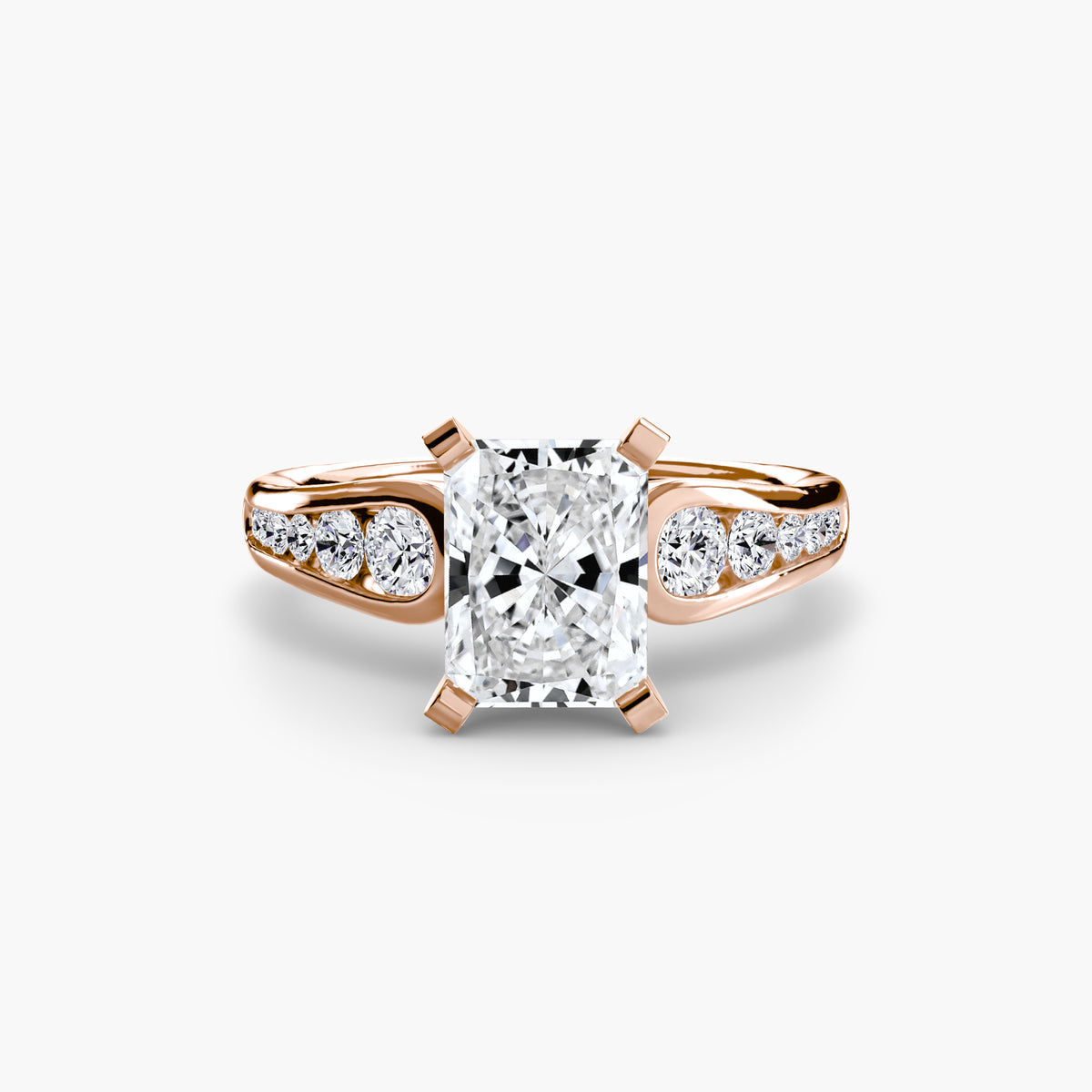 The Céleste Solitaire with Pavé Setting