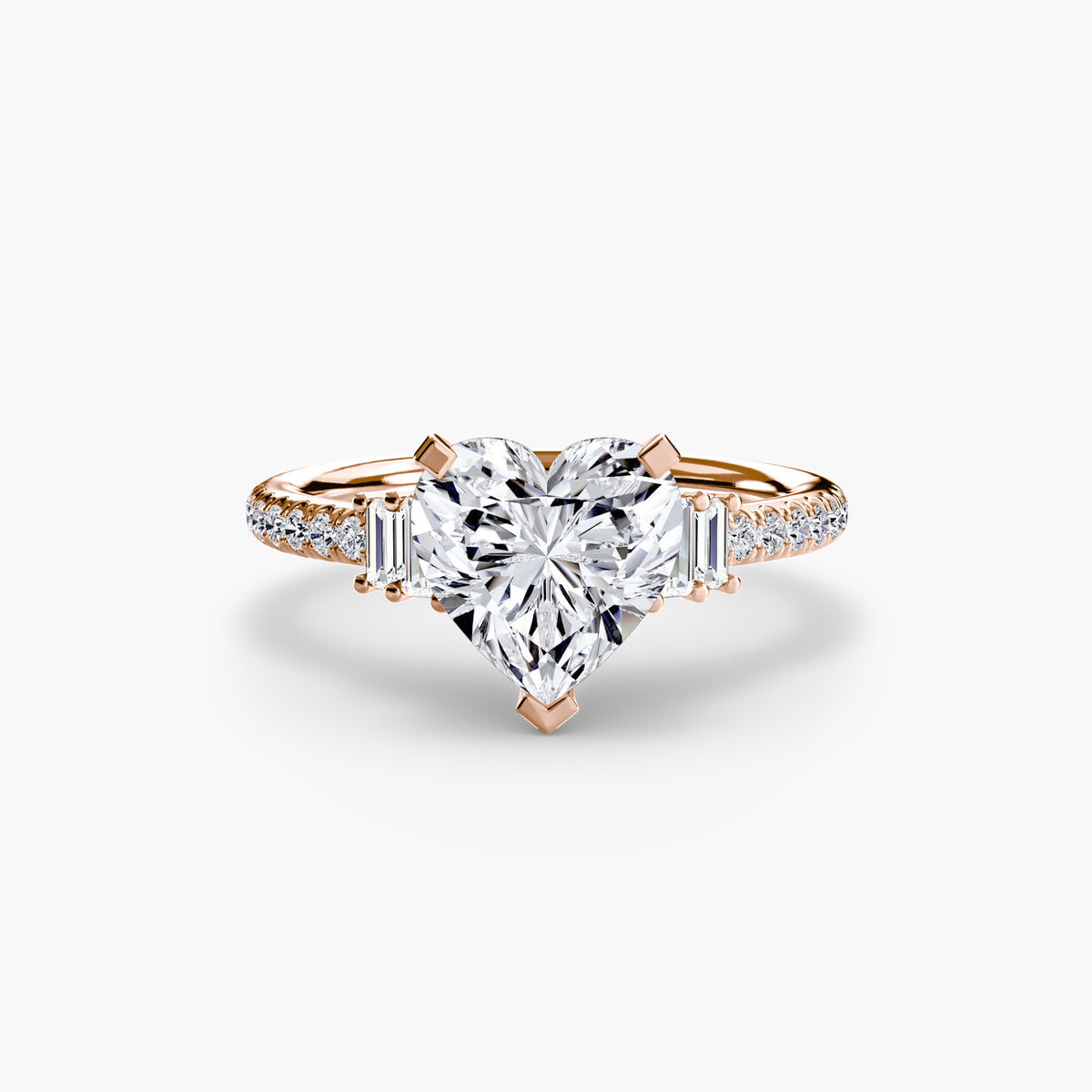 The Estelle Solitaire with Pavé Setting