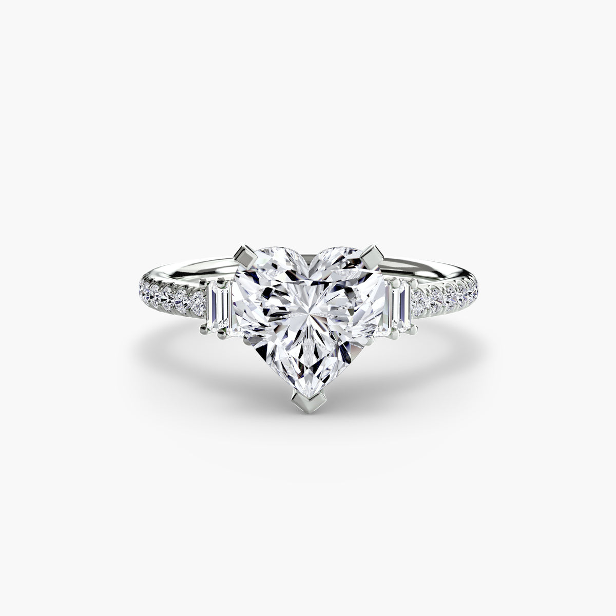 The Estelle Solitaire with Pavé Setting