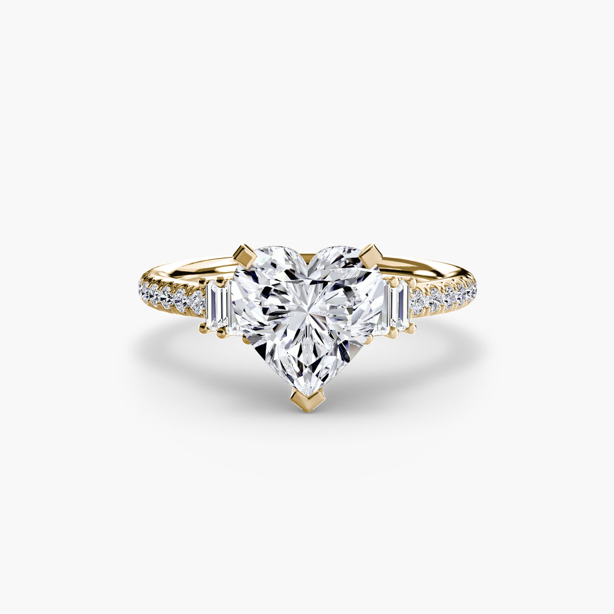 The Estelle Solitaire with Pavé Setting