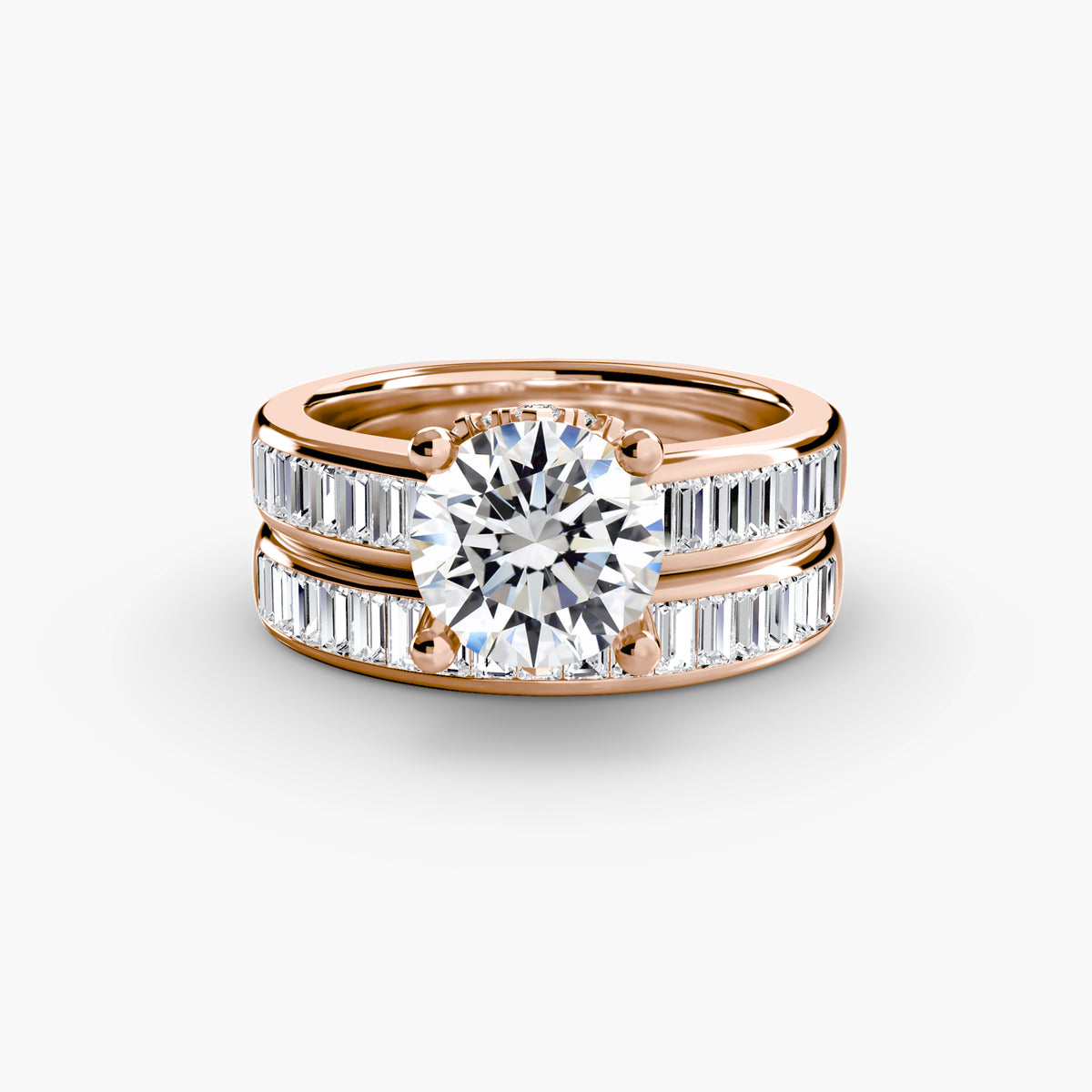 Baguette Channel Solitaire Setting