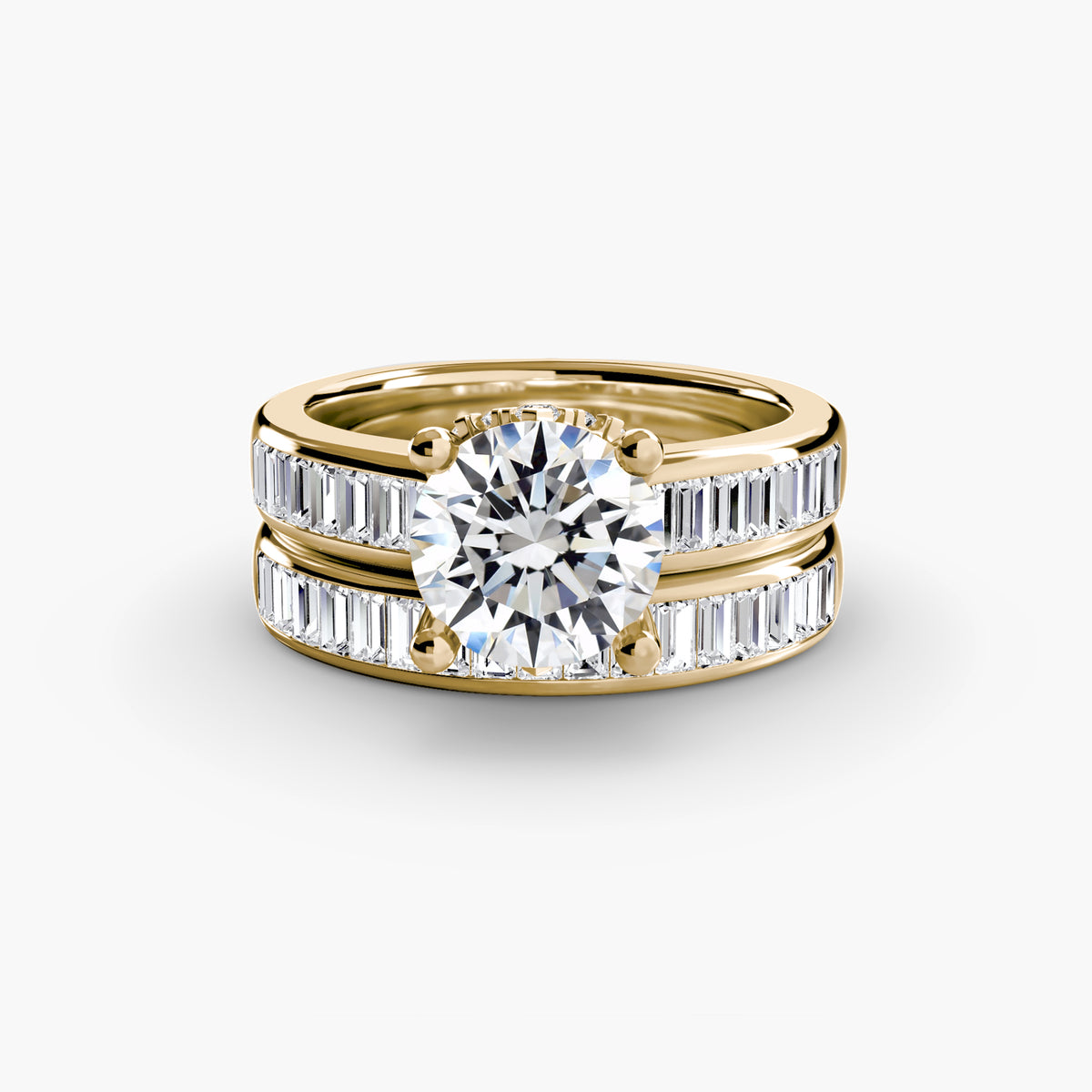 Baguette Channel Solitaire Setting