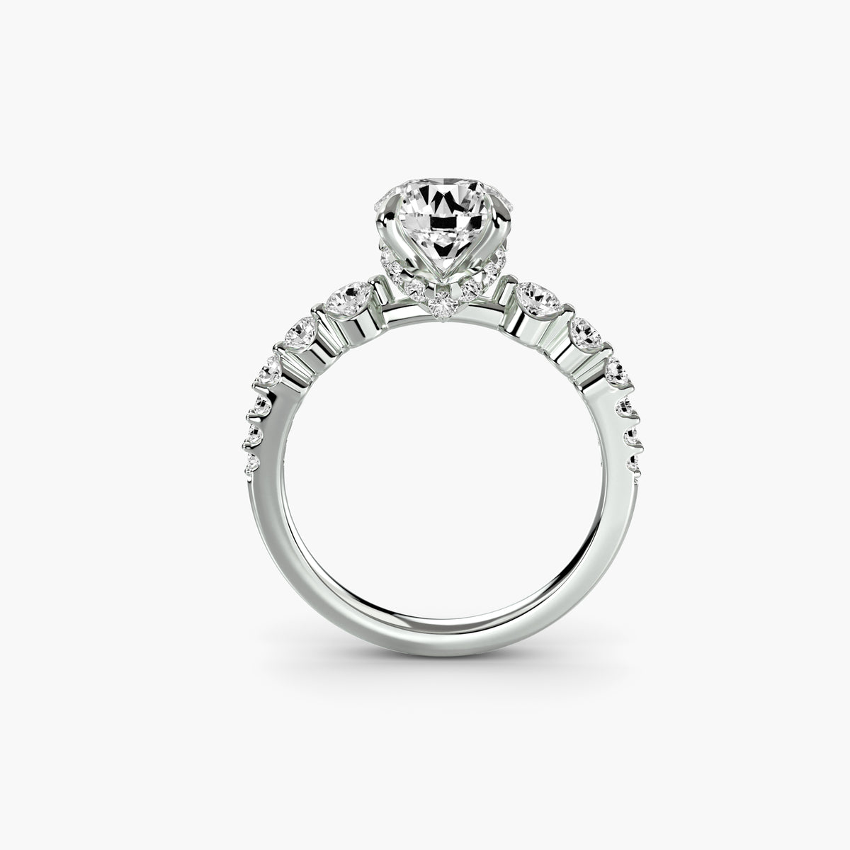 The Cascade Diamond Ring Setting