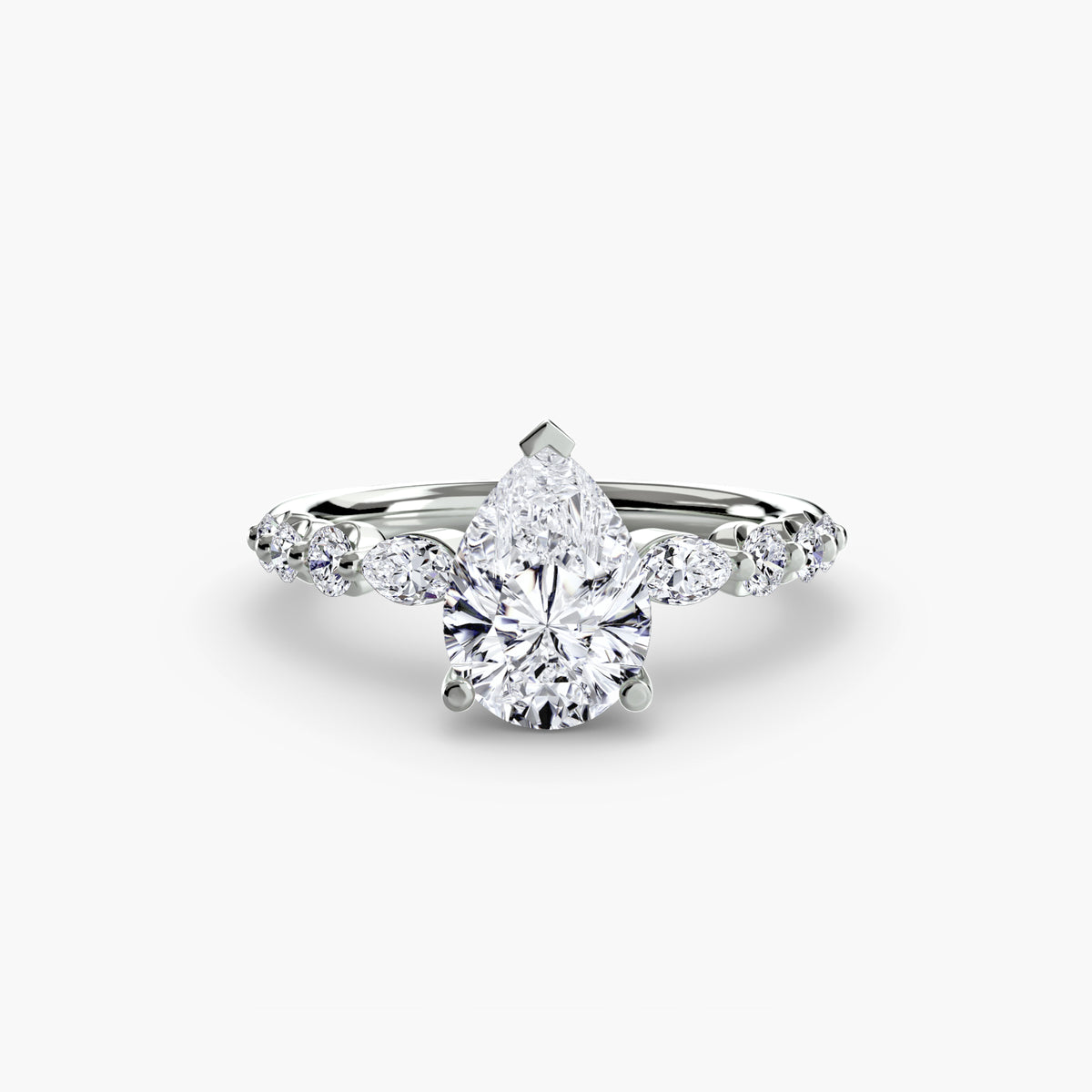 The Tiered Accent Ring Setting