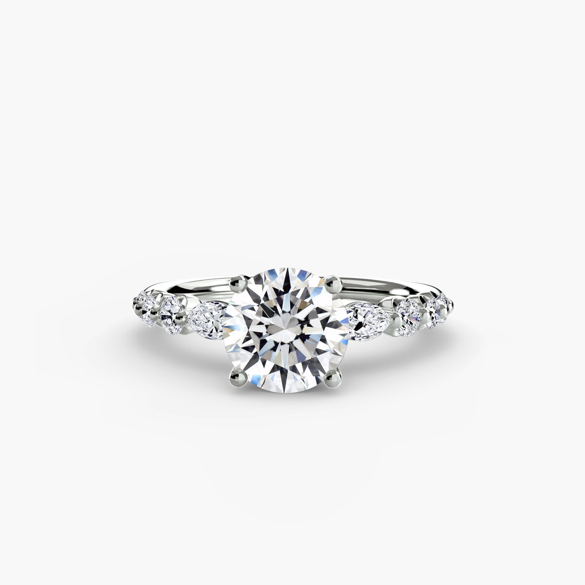 The Tiered Accent Ring Setting