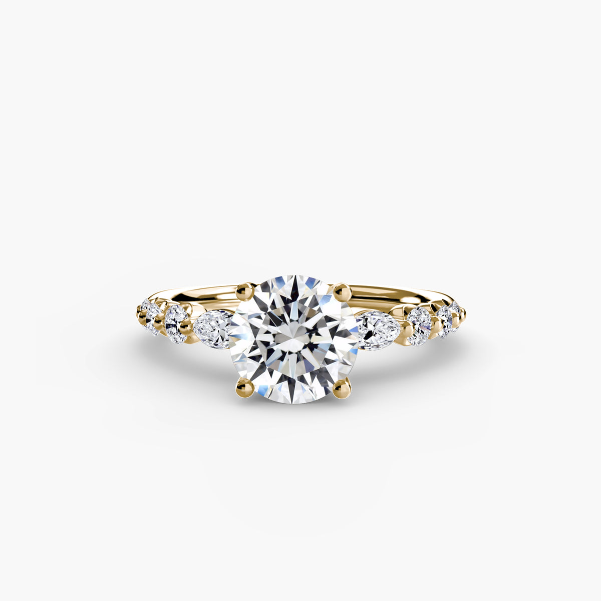The Tiered Accent Ring Setting