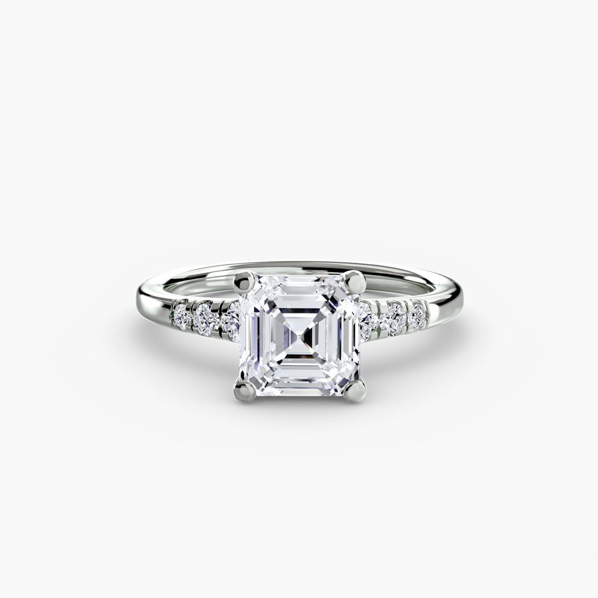 Solitaire with Shoulder Accents Setting