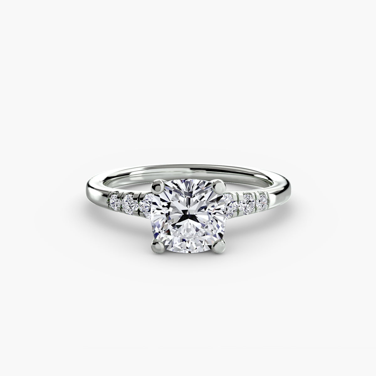 Solitaire with Shoulder Accents Setting
