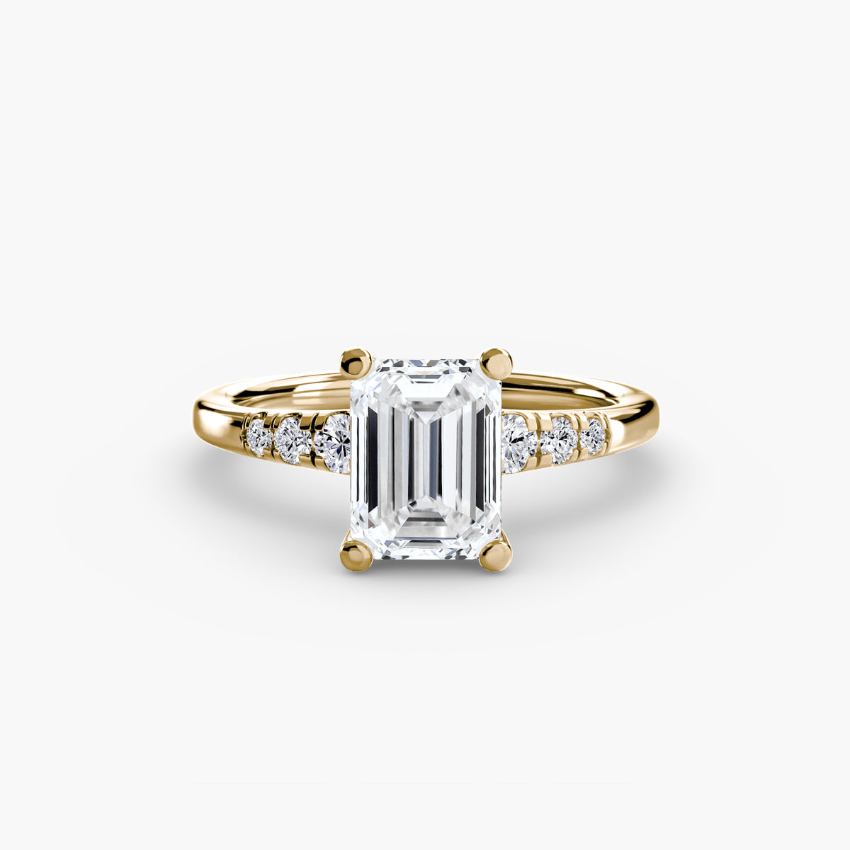 Solitaire with Shoulder Accents Setting