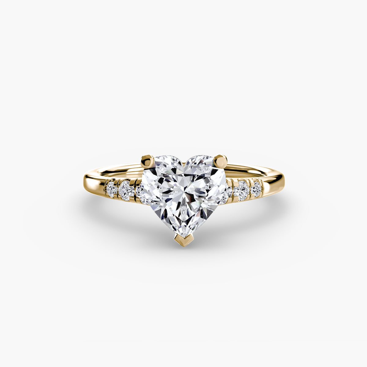 Solitaire with Shoulder Accents Setting