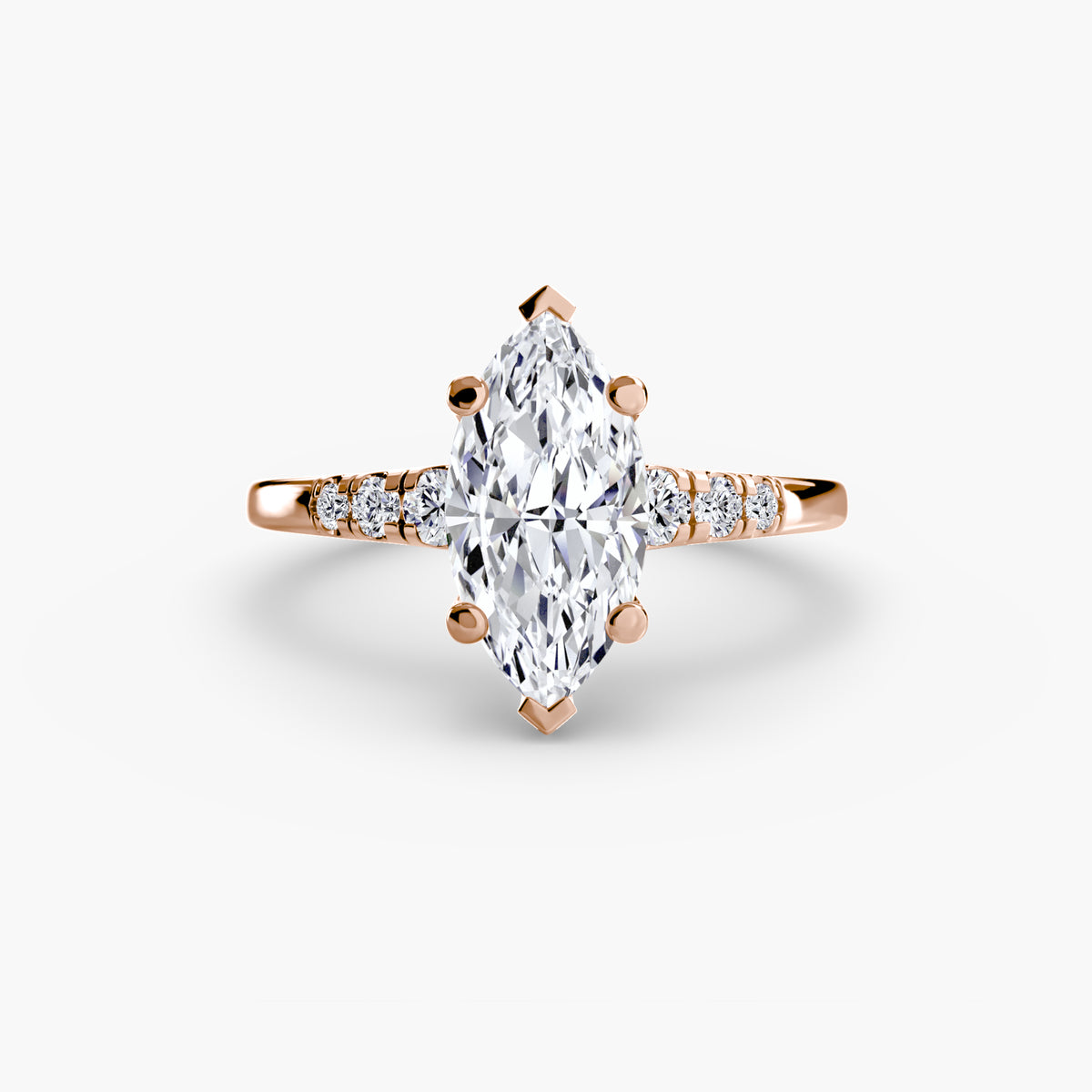 Solitaire with Shoulder Accents Setting
