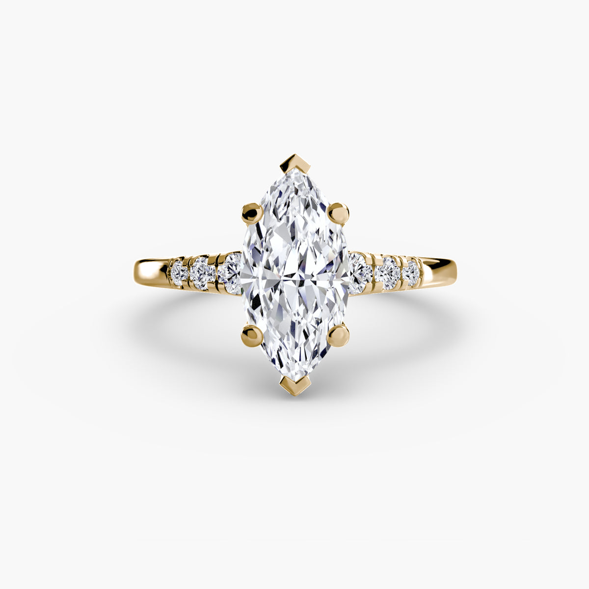 Solitaire with Shoulder Accents Setting