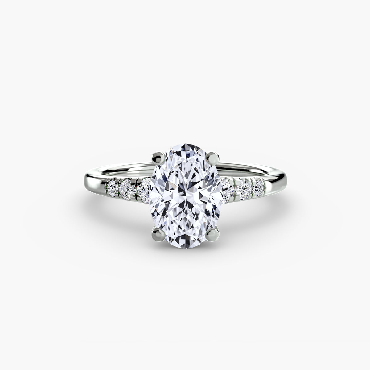 Solitaire with Shoulder Accents Setting